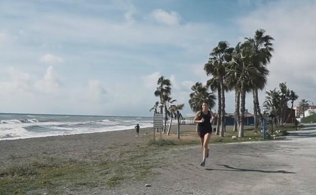 Entrenamiento de rodillo en casa